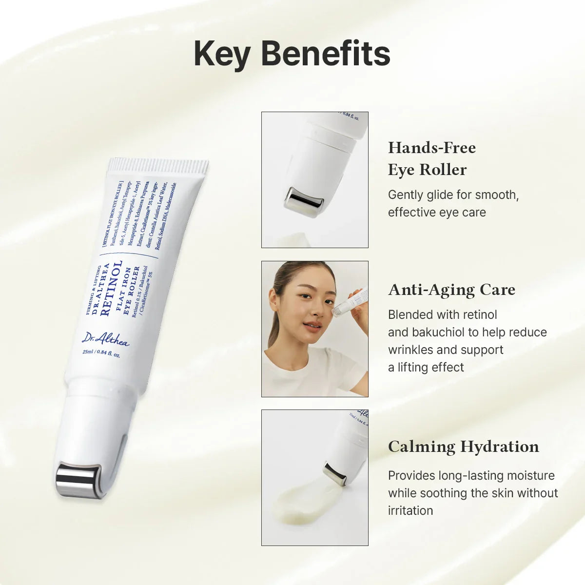 Retinol Flat Iron Eye Roller (EU)