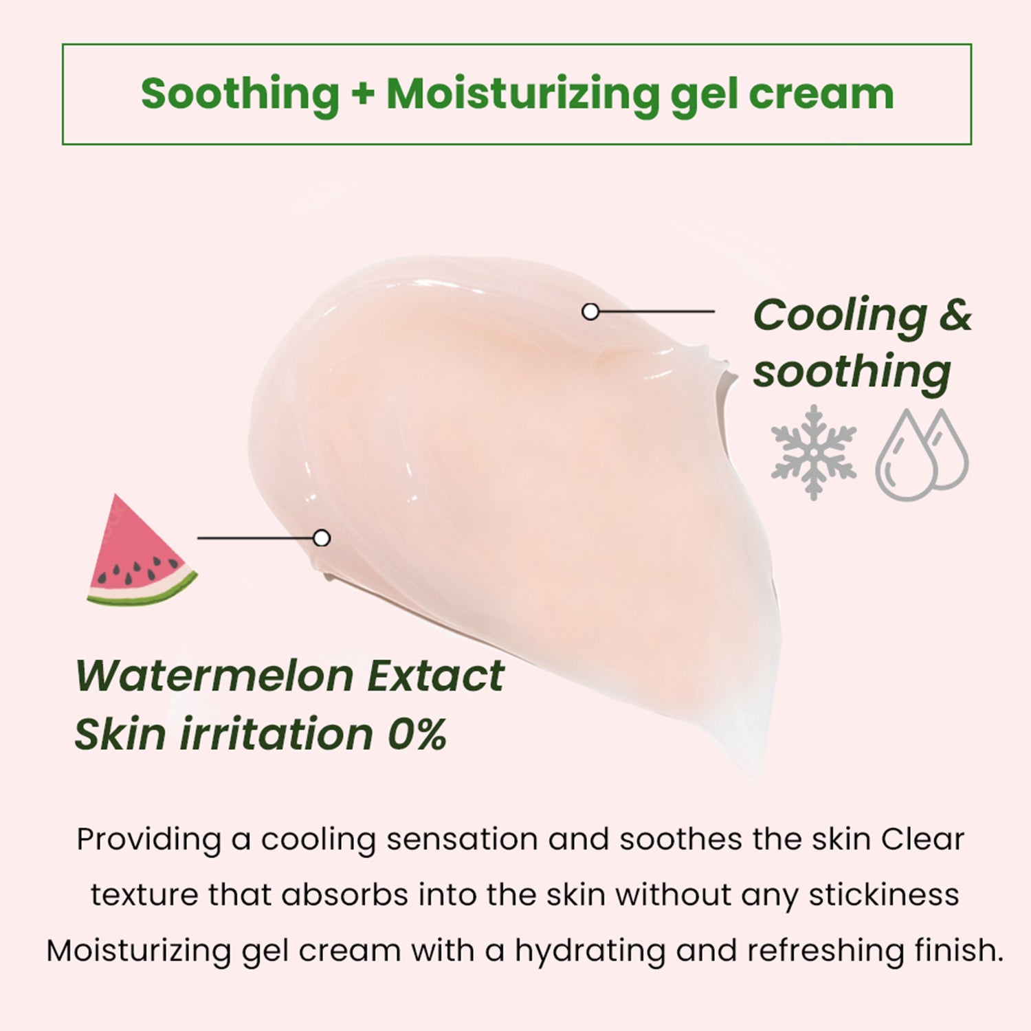 Watermelon Moisture Soothing Gel Cream [110ml] (EU)