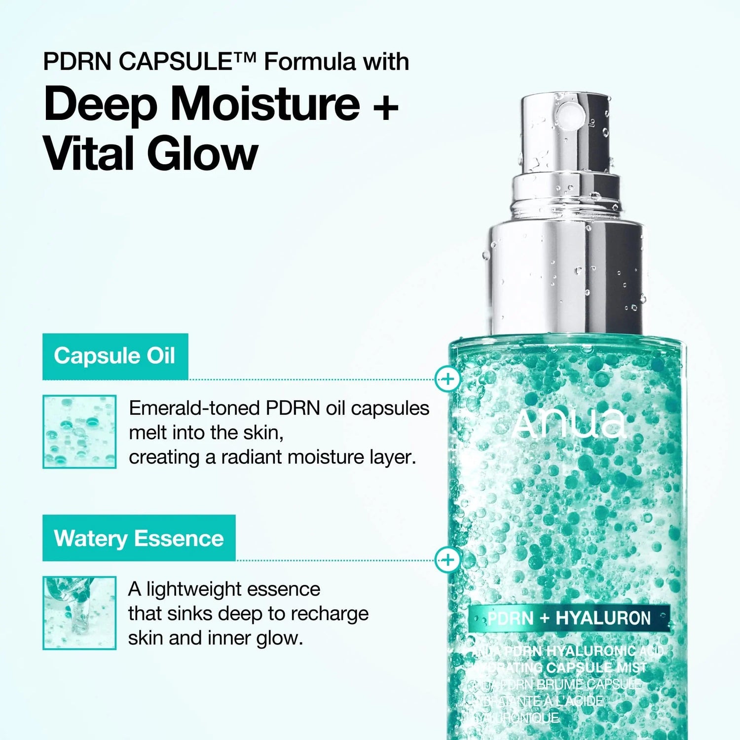 PDRN Hyaluronic Acid Hydrating Capsule Mist [100ml] (EU)