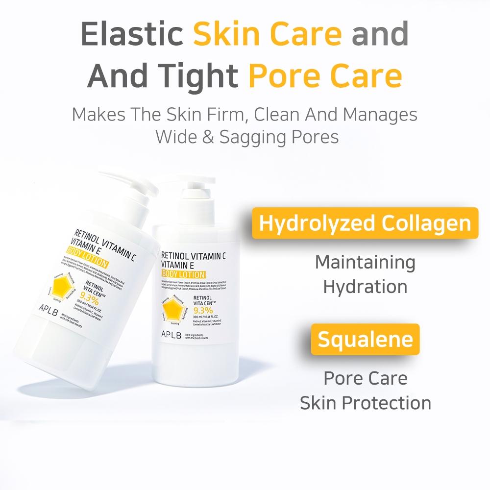 Retinol Vitamin C Vitamin E Body Lotion