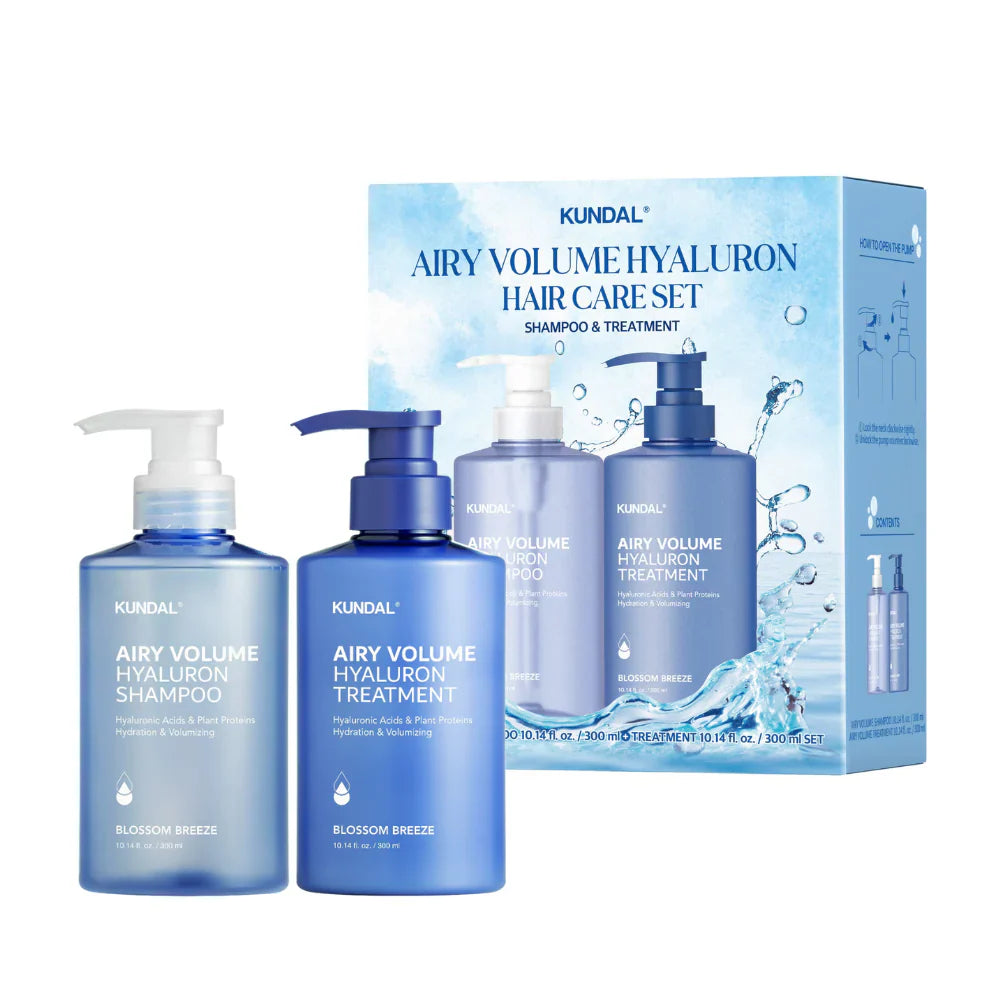 Airy Volume Hyaluron Edition Blossom Breeze (Shampoo 300ml + Treatment 300ml)