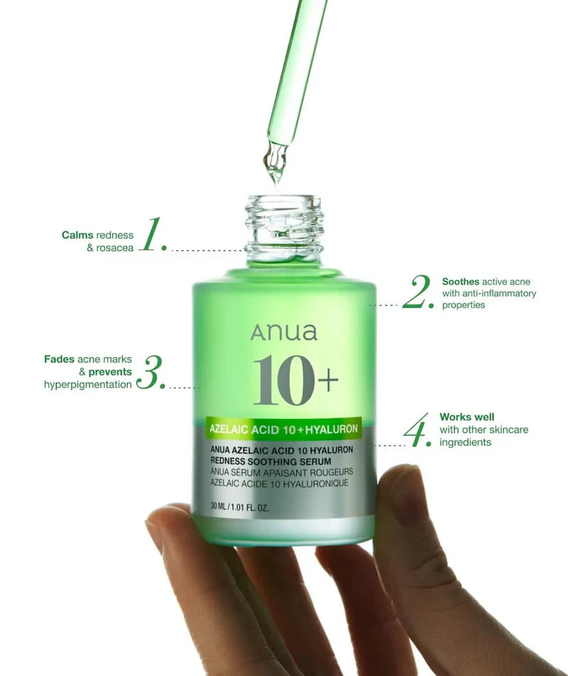 [Anua] Azelaic Acid 10 Hyaluron Redness Soothing Serum [30ml]