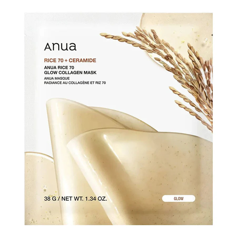 [Anua] Collagen Mask – Rice 70 Glow
