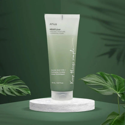 [Anua] Heartleaf Succinic Moisture Cleansing Foam [150ml]