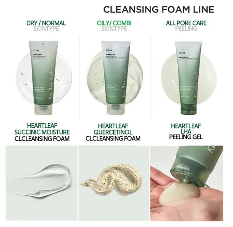 [Anua] Heartleaf Succinic Moisture Cleansing Foam [150ml]