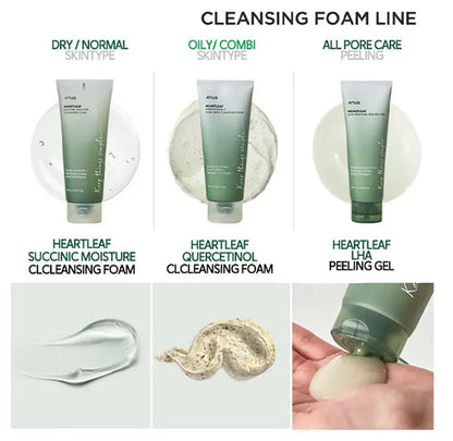 [Anua] Heartleaf Succinic Moisture Cleansing Foam [150ml]