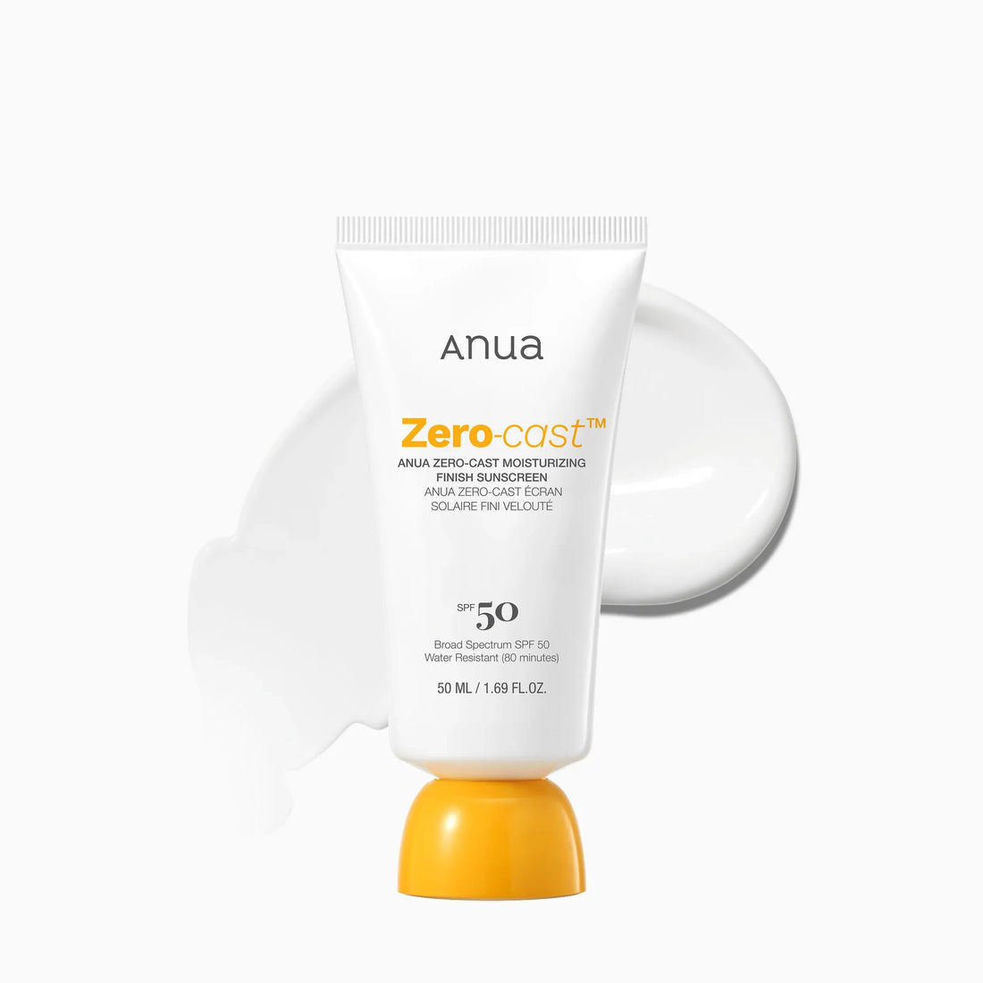 [Anua] Zero-Cast Moisturizing Finish Sunscreen [50ml]