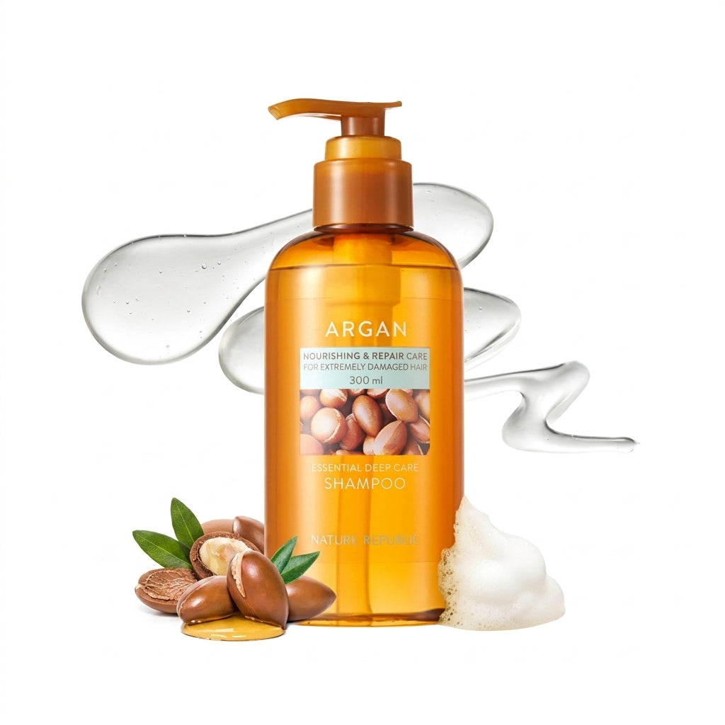 Argan Essential Deep Care Shampoo [300ml]