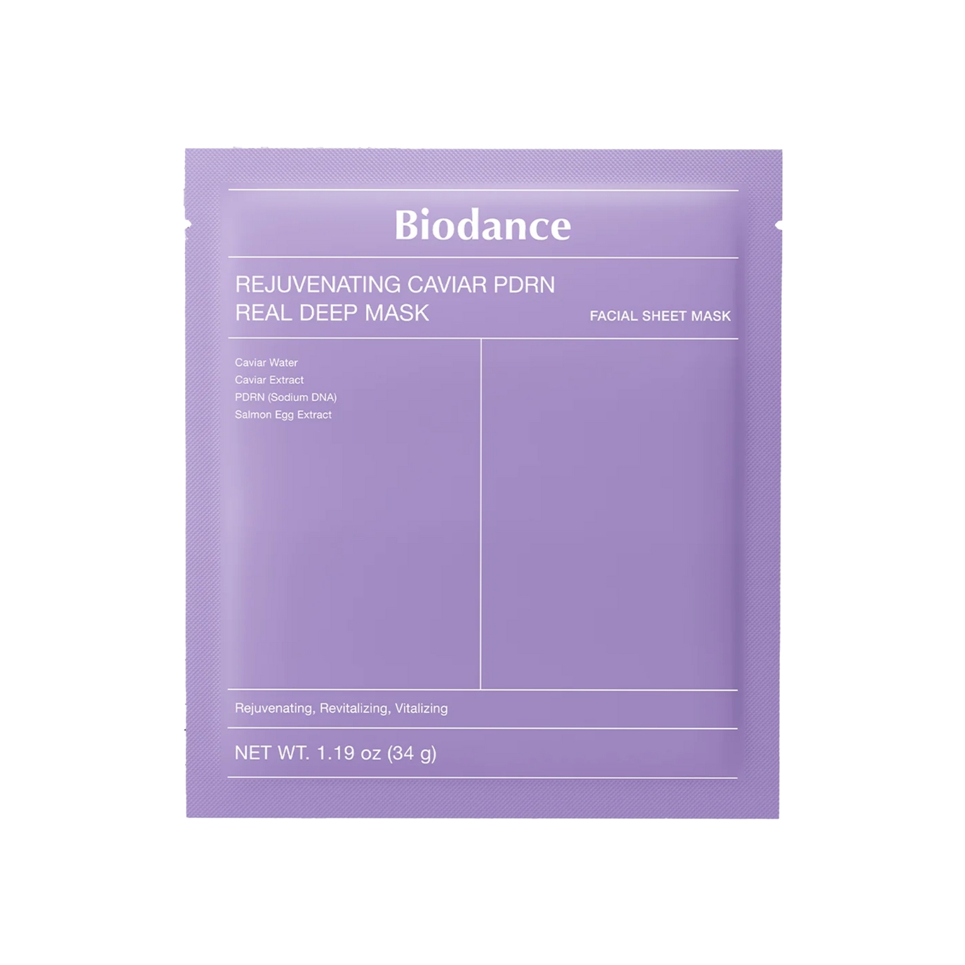 Rejuvenating Caviar PDRN Real Deep Mask