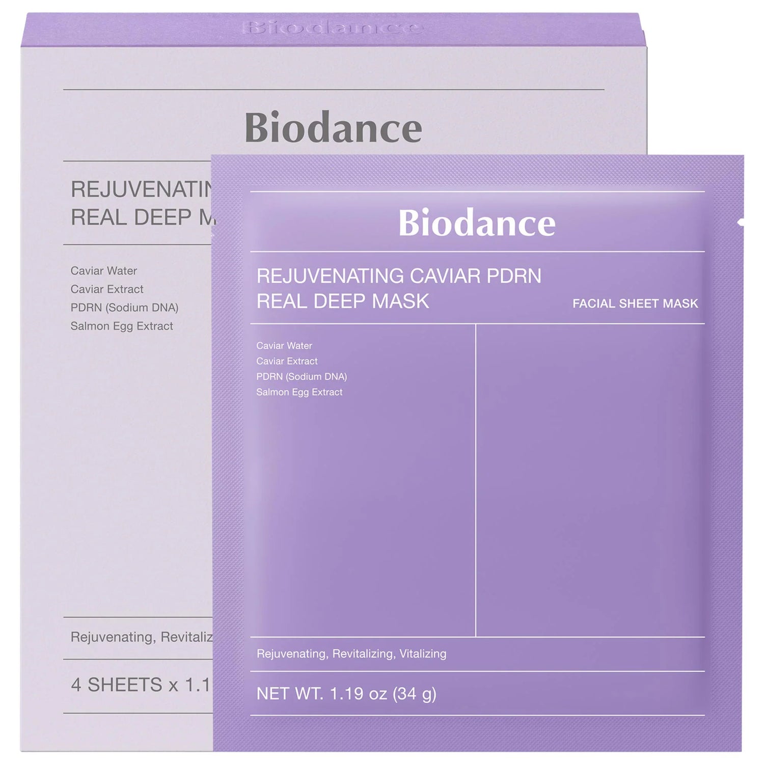 Rejuvenating Caviar PDRN Real Deep Mask