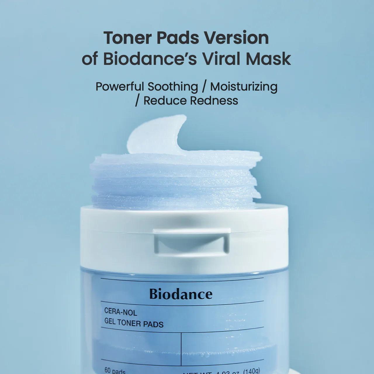 [Biodance] Cera-nol Gel Toner Pads [60 Pads]