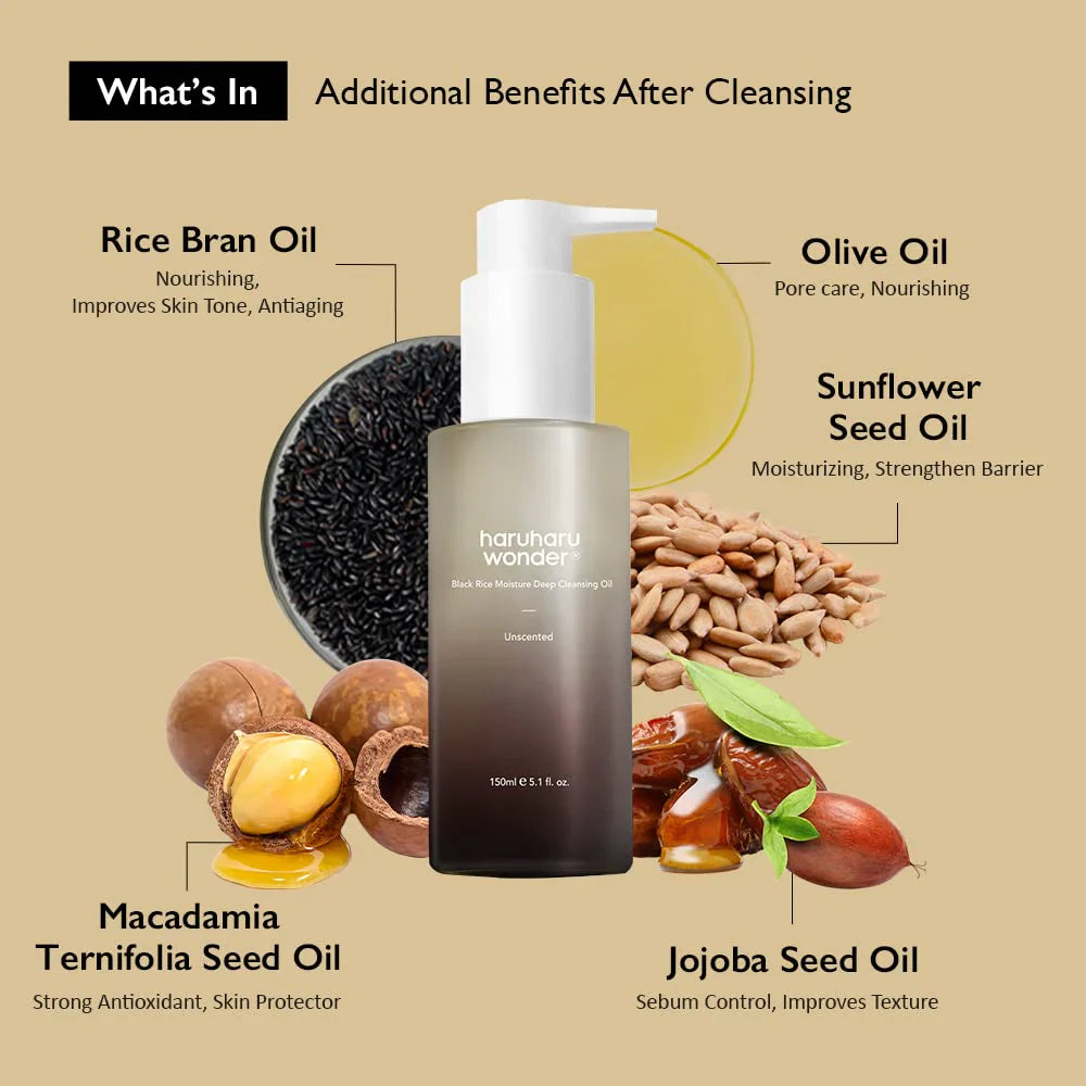Black Rice Moisture Deep Cleansing Oil [150ml]