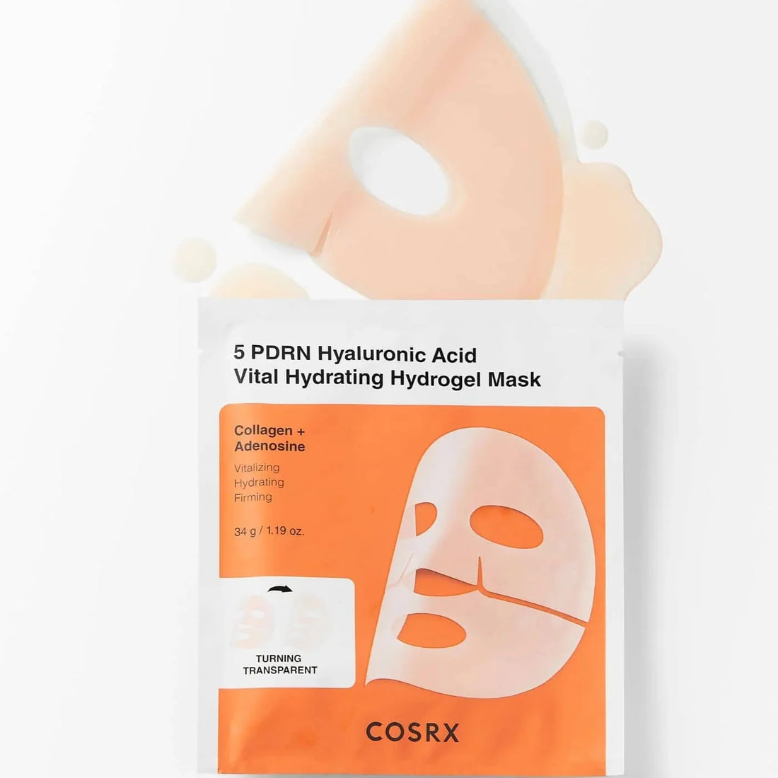 5 PDRN Hyaluronic Acid Vital Hydrating Hydrogel Mask [3ea]