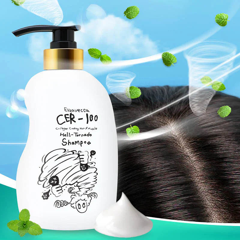 Cer-100 Collagen Coating Hair A+ Muscle Helltornado Shampoo [500ml]