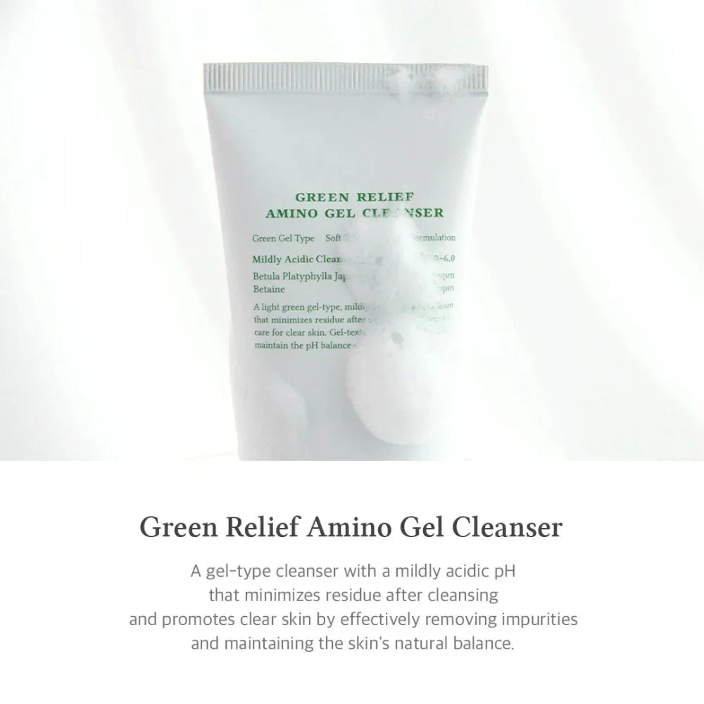 Green Relief Amino Gel Cleanser [100ml]