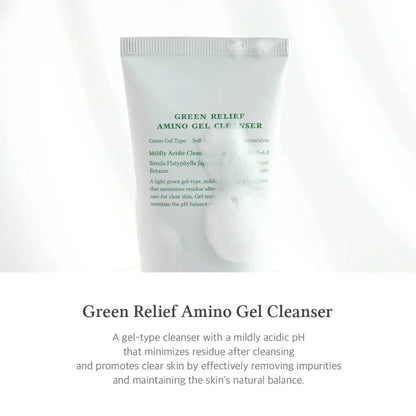 Green Relief Amino Gel Cleanser [100ml]