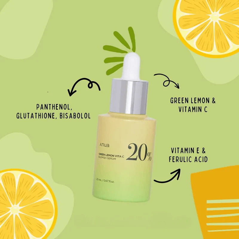 Green Lemon Vita C Blemish Serum [20g]