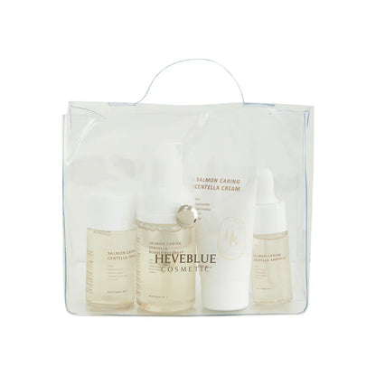 [HEVEBLUE] Salmon Caring Centella Special Travel Kit [4pcs]