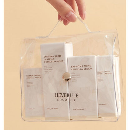 [HEVEBLUE] Salmon Caring Centella Special Travel Kit [4pcs]