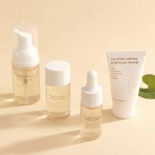 [HEVEBLUE] Salmon Caring Centella Special Travel Kit [4pcs]