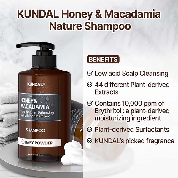 Honey &amp; Macadamia Pure Natural Balancing Refreshing Shampoo [500ml]