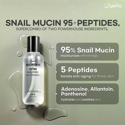 [JUMISO] Snail Mucin 95 + Peptide Facial Essence Mini [50ml]