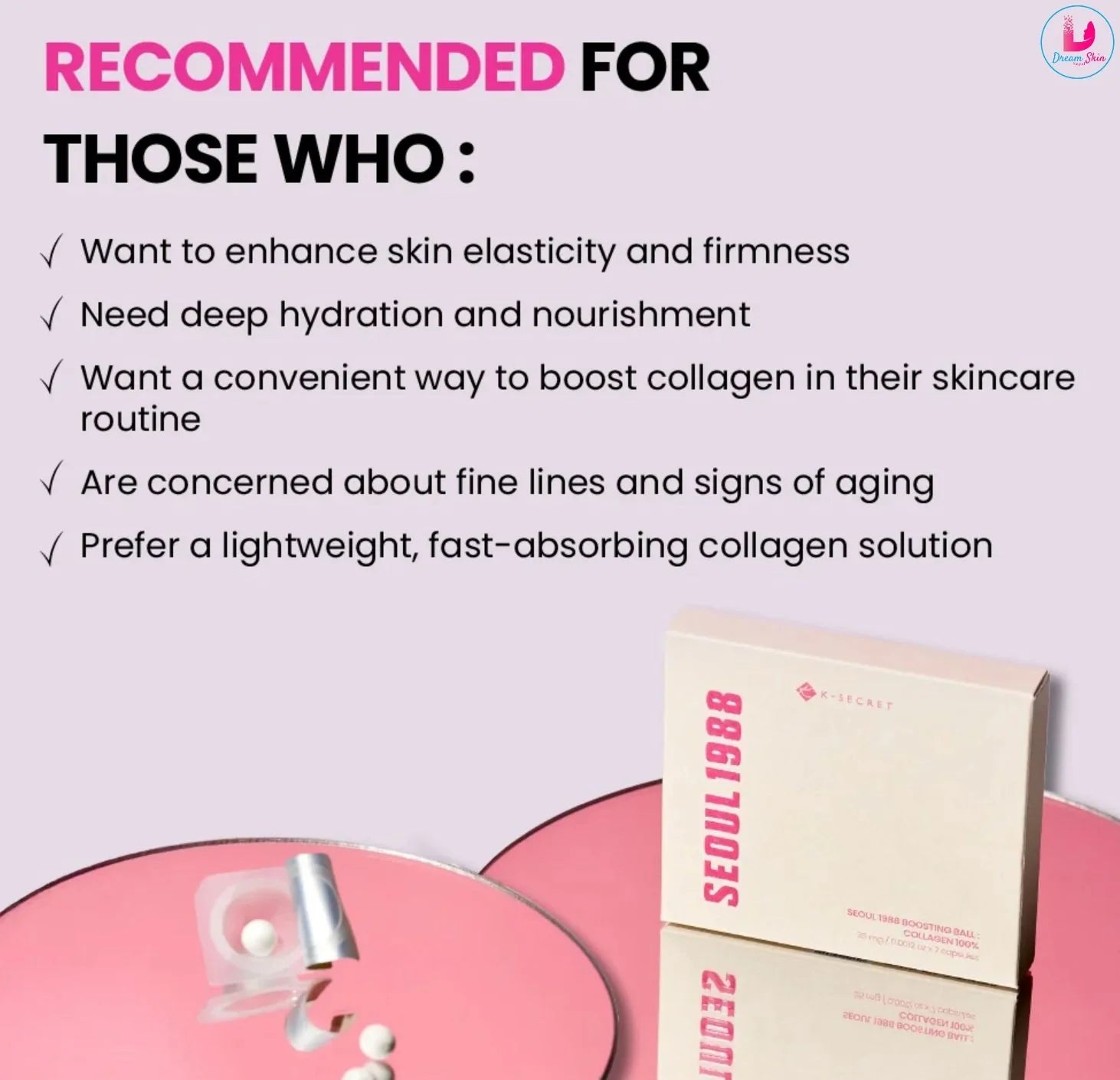 SEOUL 1988 Boosting Ball: Collagen 100% [7 Capsules]