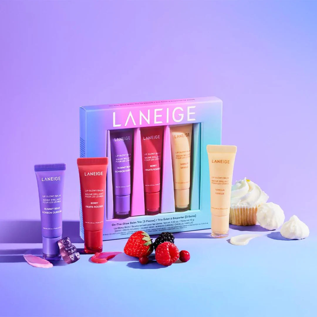 Lip Glowy Balm Trio Set [3 x 10g]