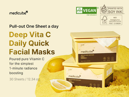 Deep Vita C Daily Quick Mask [30 Sheets]