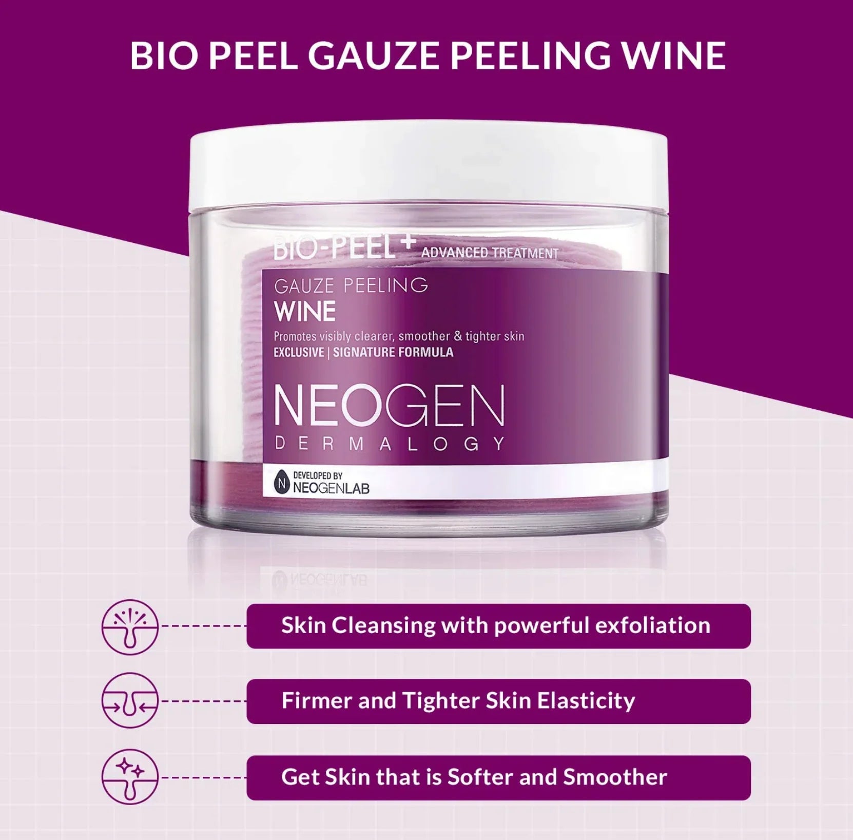 Dermalogy Bio-Peel Gauze Peeling Wine (Original Version)