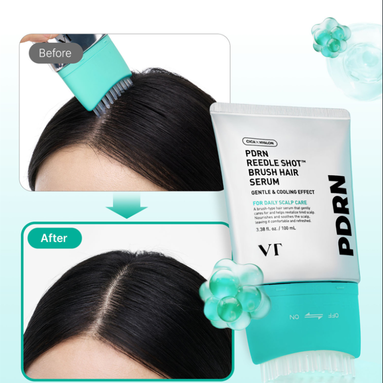 PDRN Reedle Shot Brush Hair Serum