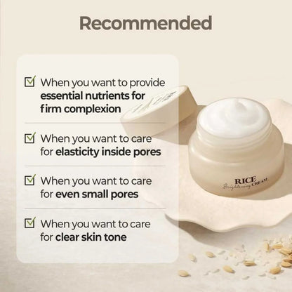 Rice Brightening Cream [60ml]