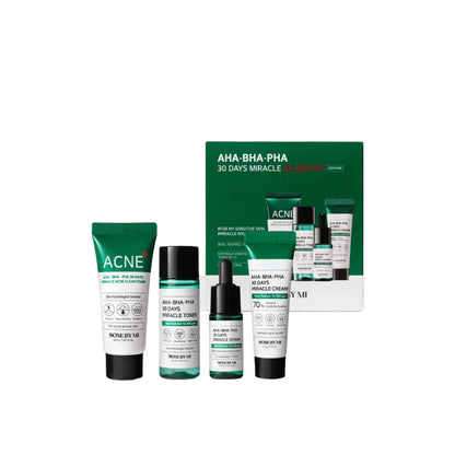 [SOME BY MI] AHA, BHA, PHA 30 Days Miracle AC SOS Kit [4pcs]