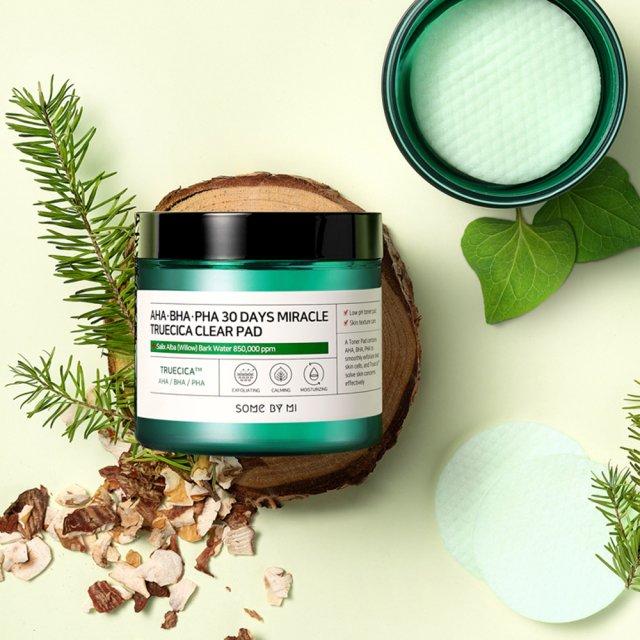 AHA BHA PHA 30 Days Miracle Truecica Clear Pad [70ea] (EU)