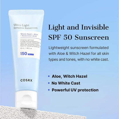 Ultra Light Invisible Sunscreen [50ml]