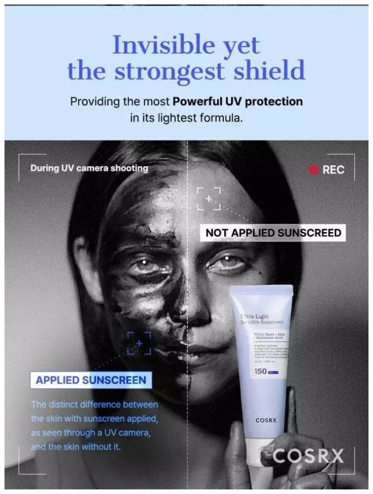 Ultra Light Invisible Sunscreen [50ml]