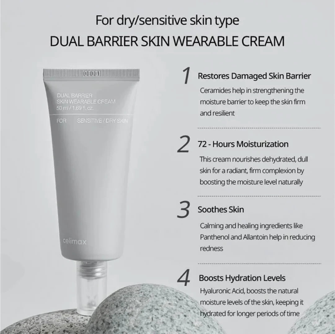 Dual Barrier Skin Wearable Cream [50ml]