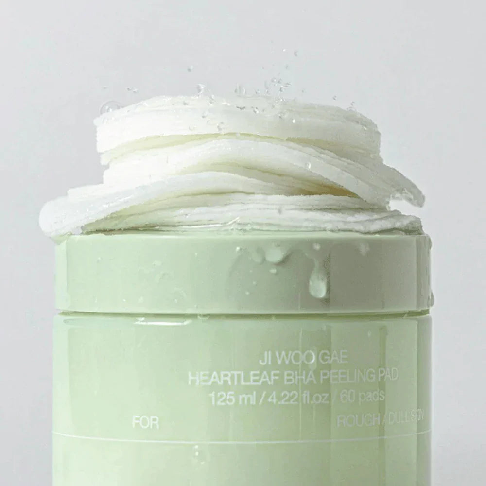 JIWOOGAE Heartleaf BHA Peeling Pad [60pcs]