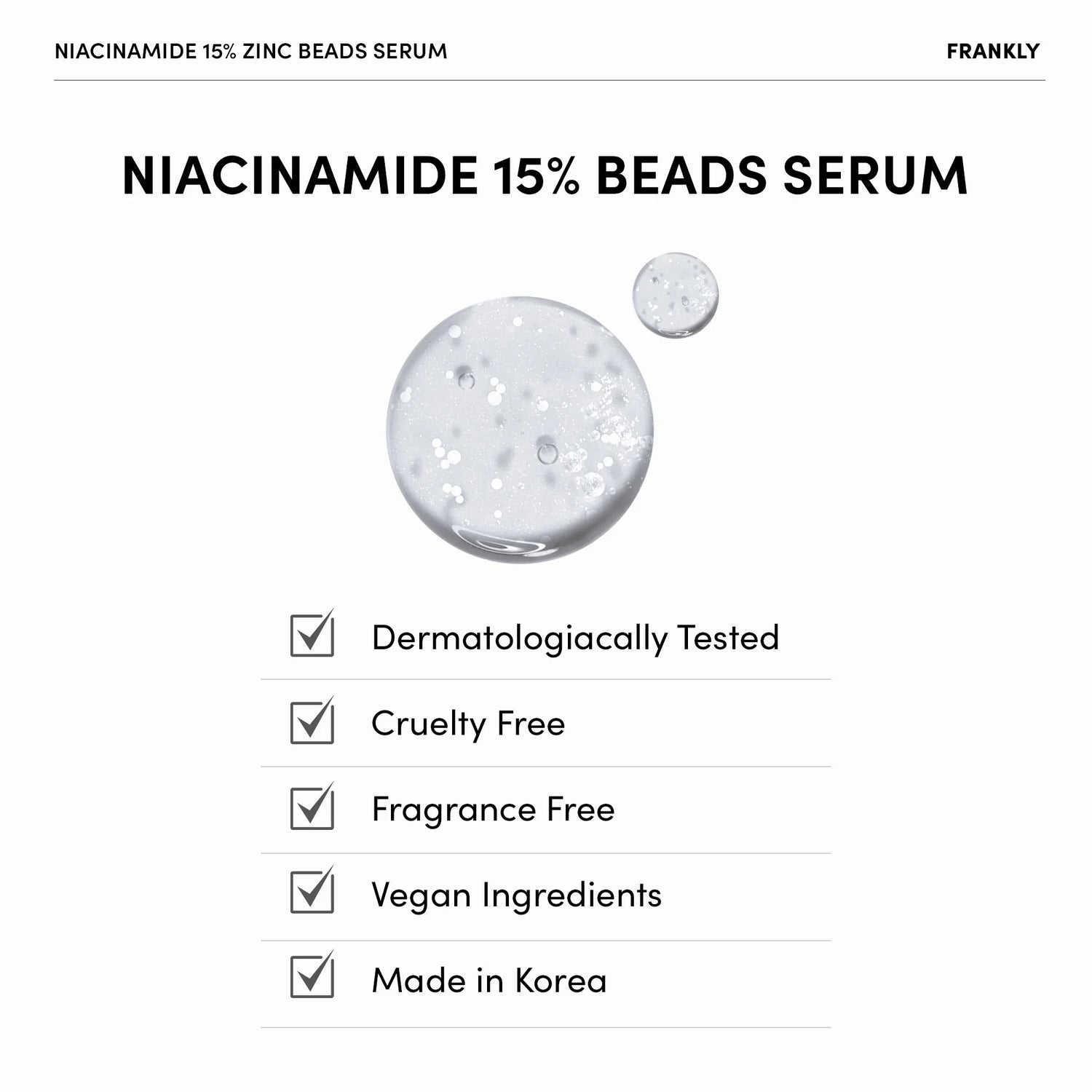 Niacinamide 15% + Zinc Beads Serum Jumbo [60ml]