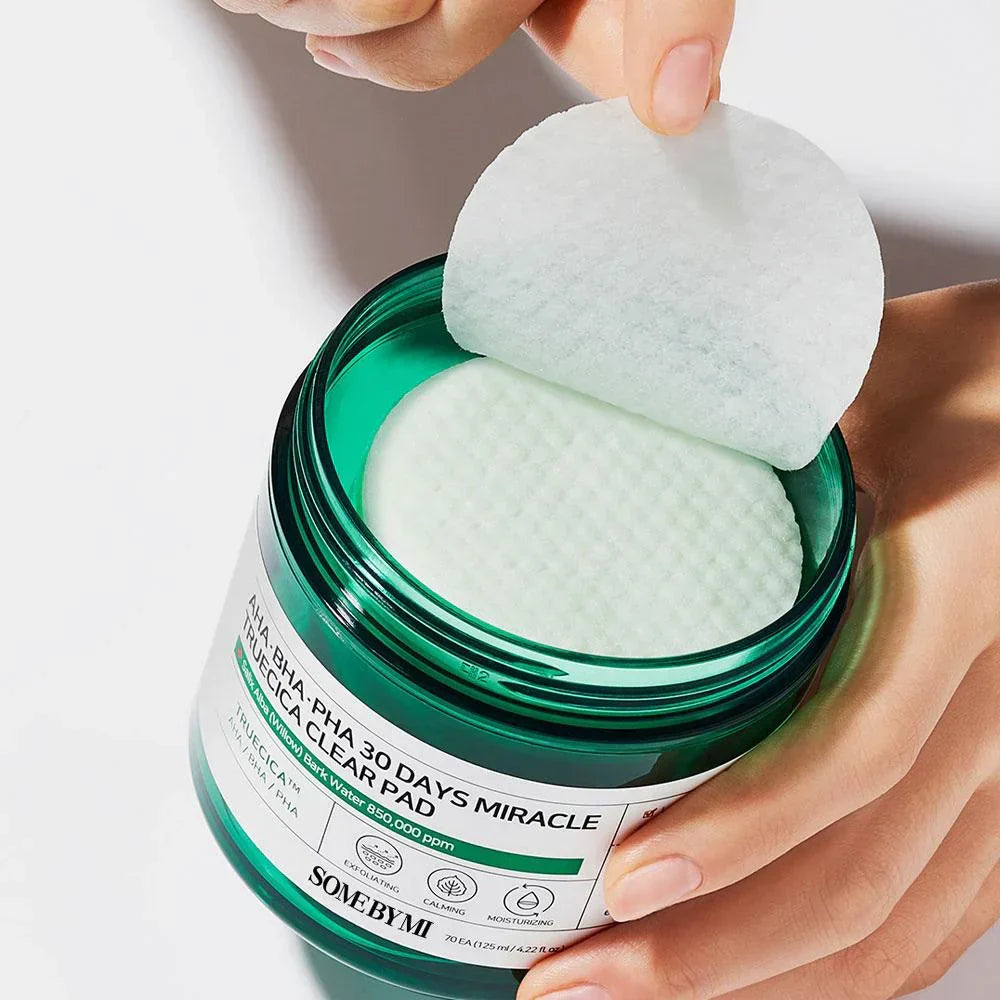 AHA BHA PHA 30 Days Miracle Truecica Clear Pad [70ea] (EU)
