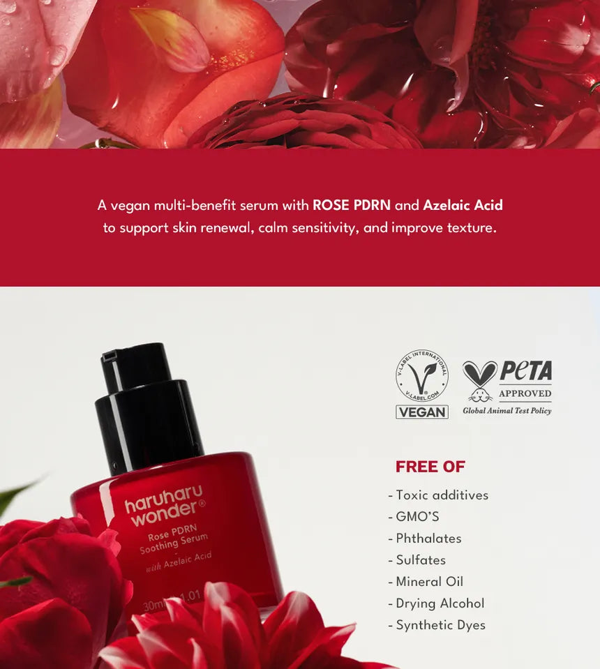 Rose PDRN Soothing Serum [30ml]