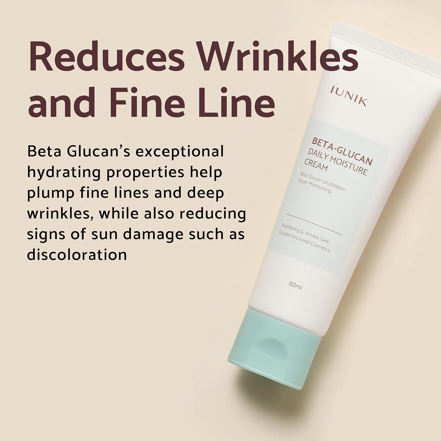 [iUNIK] Beta-Glucan Daily Moisture Cream [60ml]