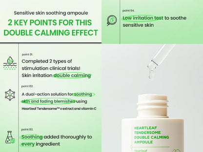 Heartleaf Tendersome Double Calming Ampoule [30ml]