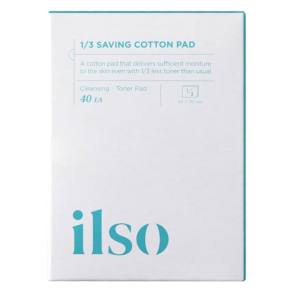 [ilso] 1/3 Saving Cotton Pad [40pcs]