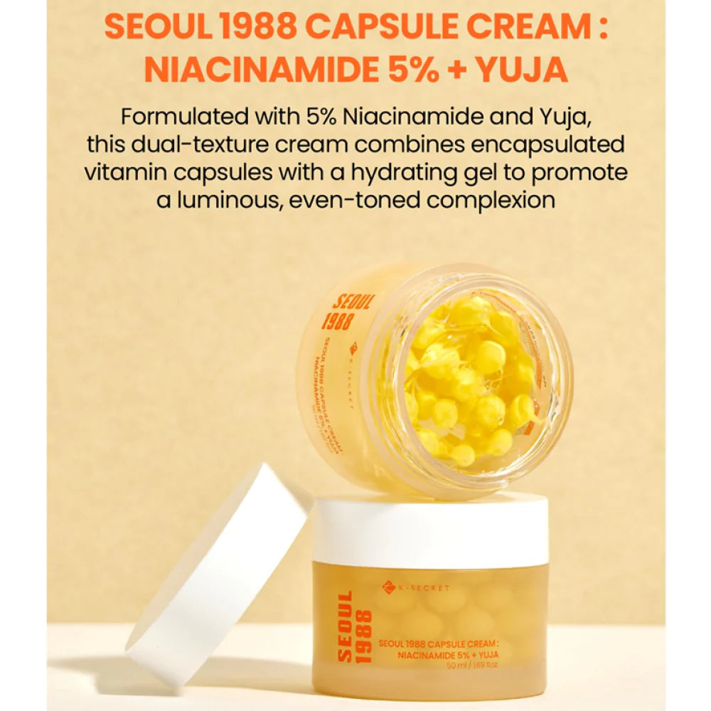 SEOUL 1988 Capsule Cream: Niacinamide 5% + Yuja [50ml]