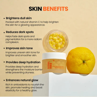 SEOUL 1988 Capsule Cream: Niacinamide 5% + Yuja [50ml]