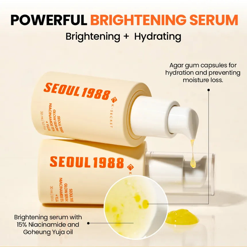 SEOUL 1988 Glow Serum: Niacinamide 15% + Yuja [30ml]