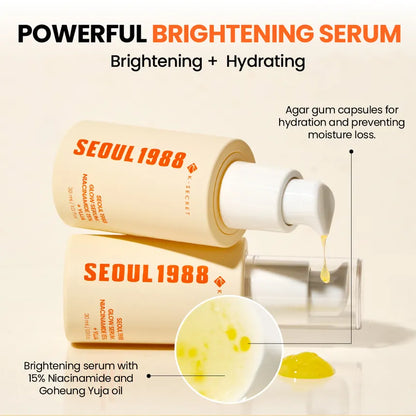 SEOUL 1988 Glow Serum: Niacinamide 15% + Yuja [30ml]
