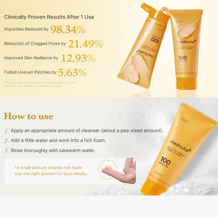 Kojic Acid Turmeric Toning Cleanser [120g]
