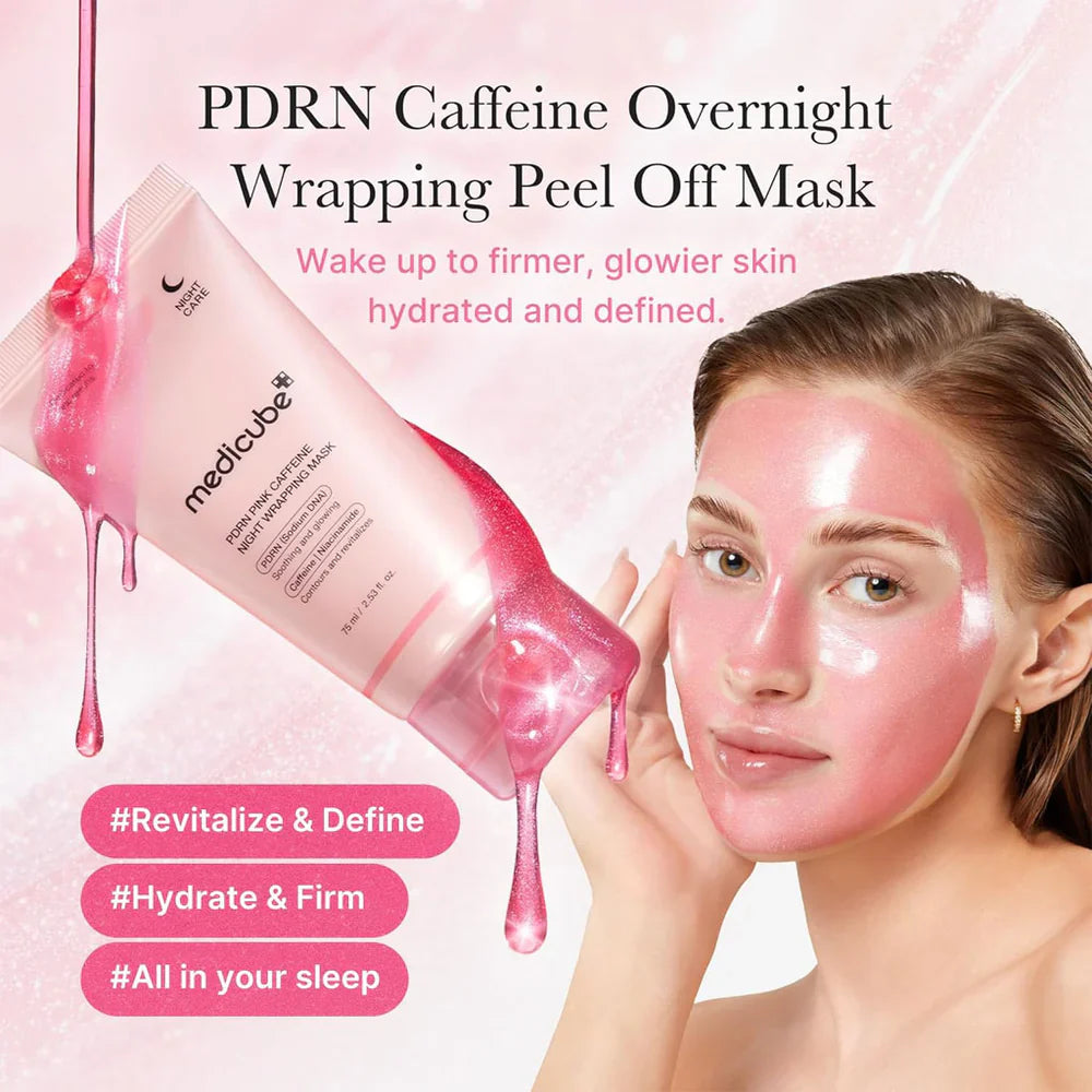PDRN Pink Caffeine Night Wrapping Mask [75ml]